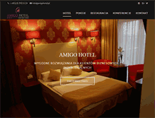 Tablet Screenshot of amigohotel.pl